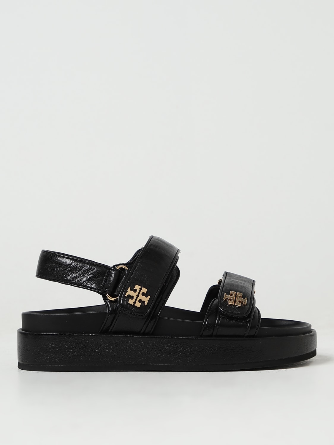 TORY BURCH HEELED SANDAL: Flat sandals woman Tory Burch, Black - Img 1