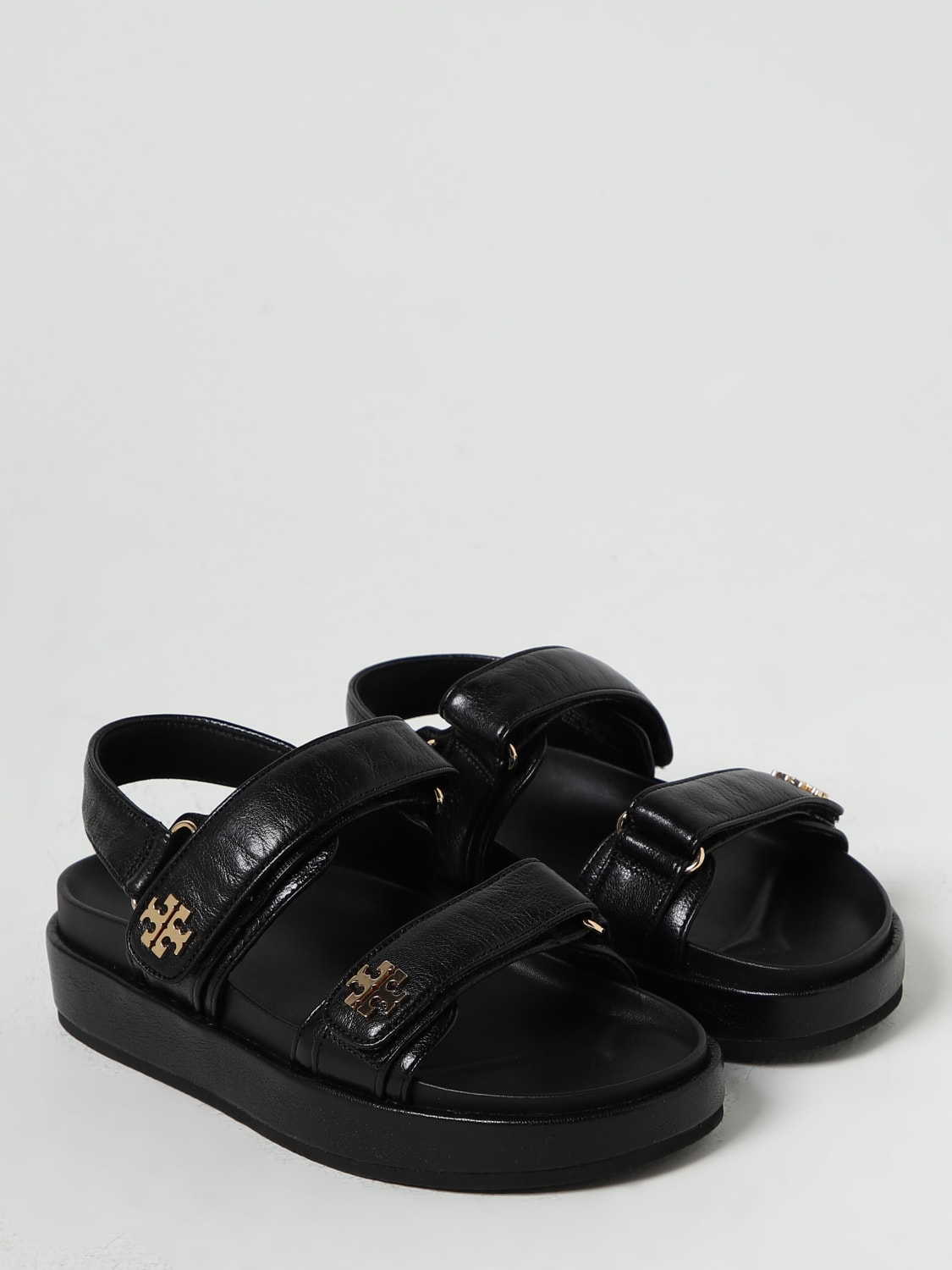 TORY BURCH HEELED SANDAL: Flat sandals woman Tory Burch, Black - Img 2