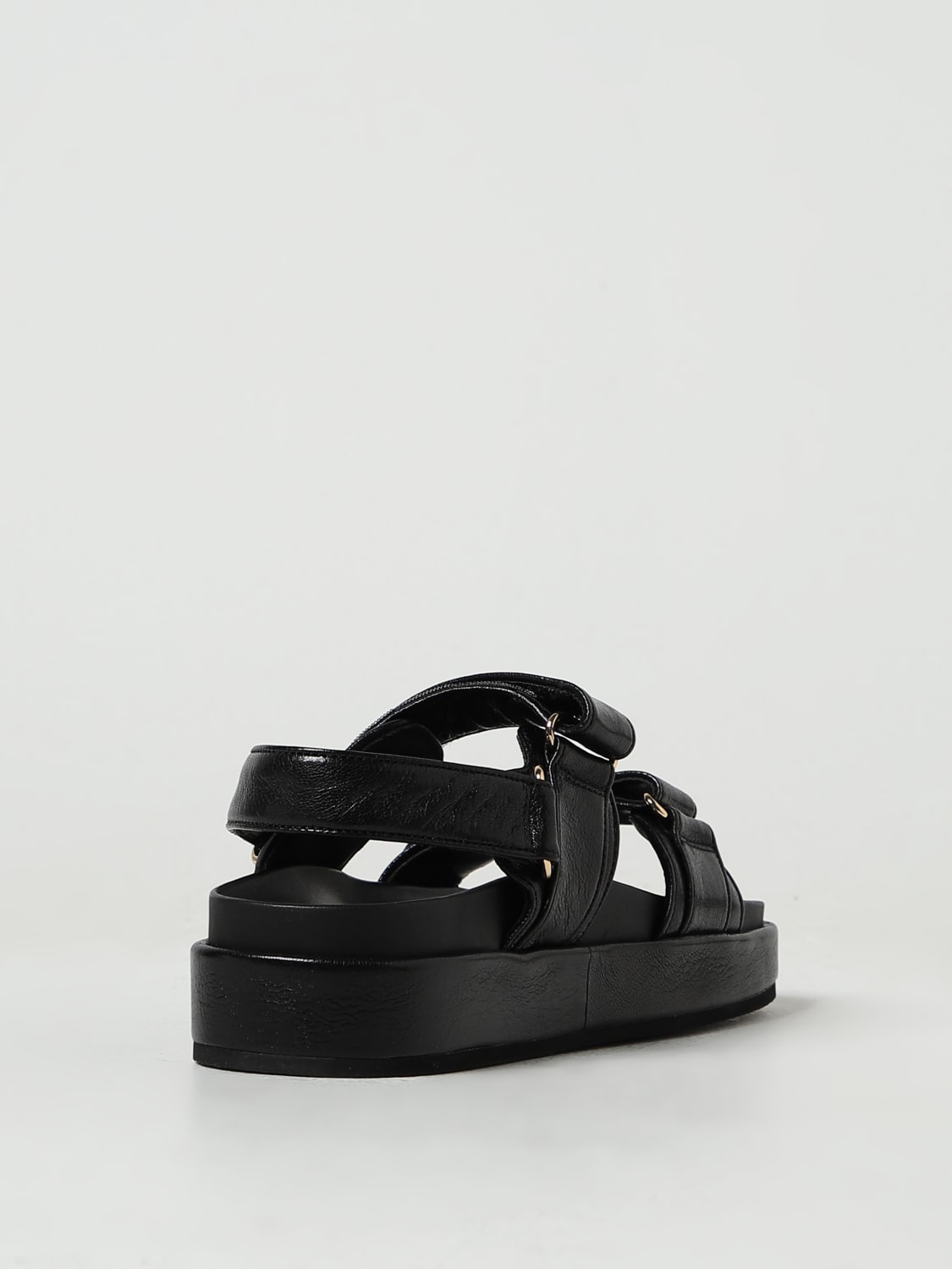 TORY BURCH HEELED SANDAL: Flat sandals woman Tory Burch, Black - Img 3