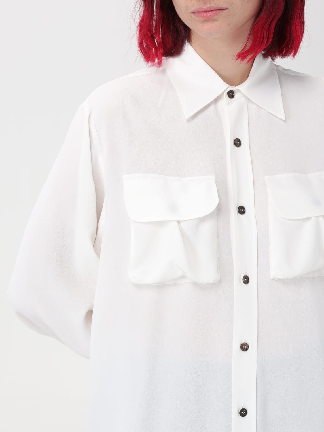 DSQUARED2 SHIRT: Shirt woman Dsquared2, White - Img 3