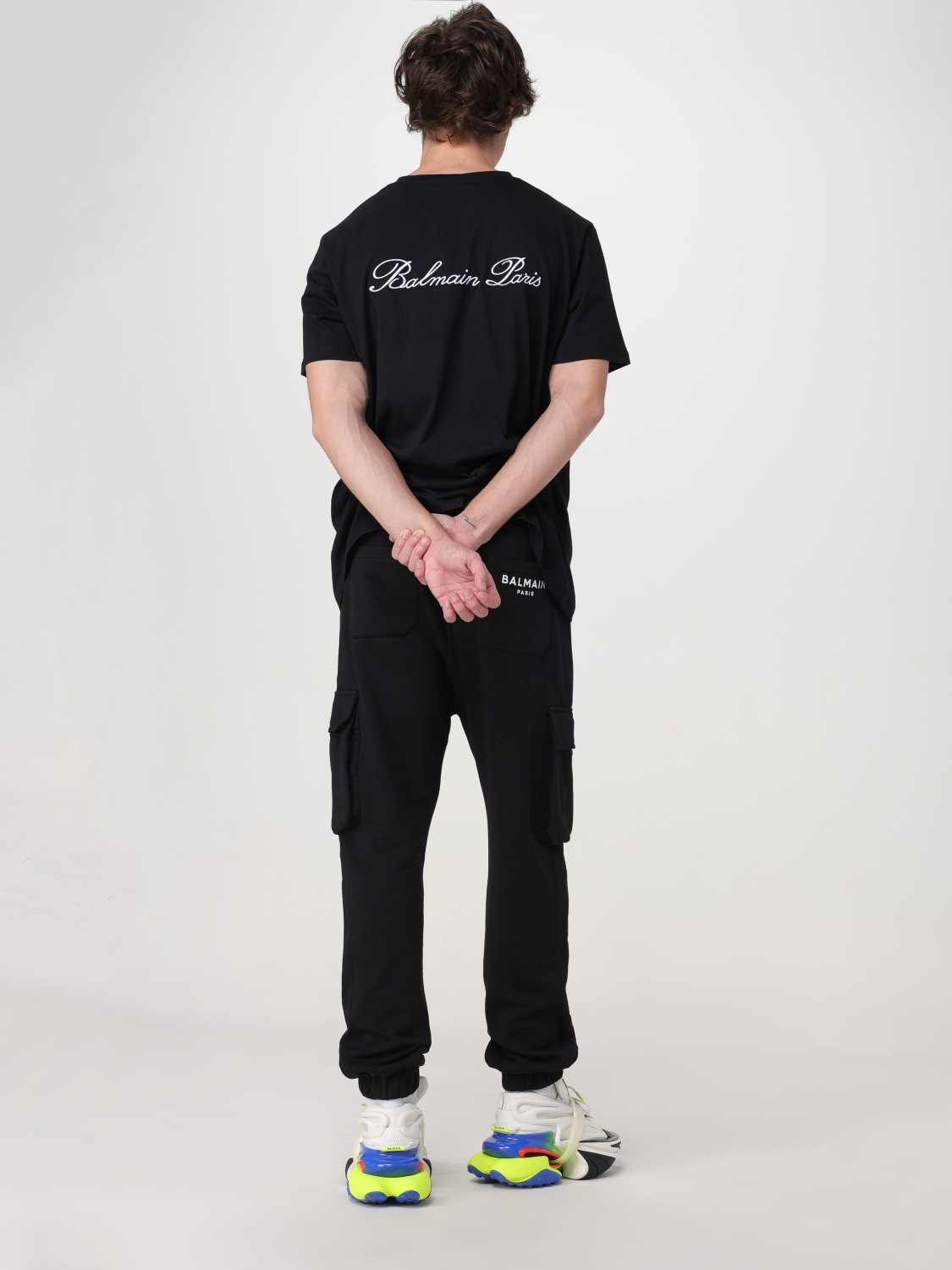 BALMAIN T-SHIRT: T-shirt men Balmain, Black - Img 2