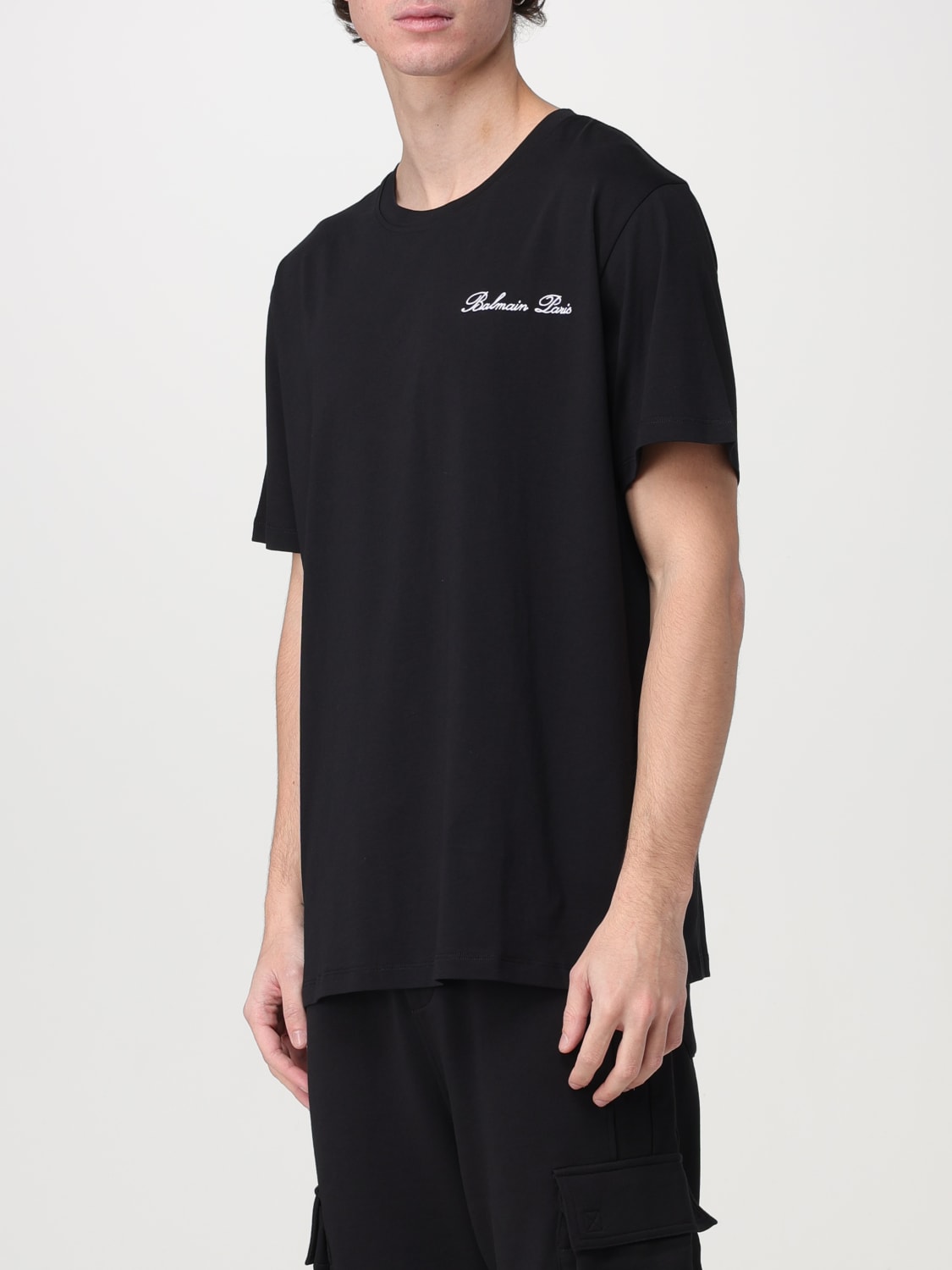 BALMAIN T-SHIRT: T-shirt men Balmain, Black - Img 4
