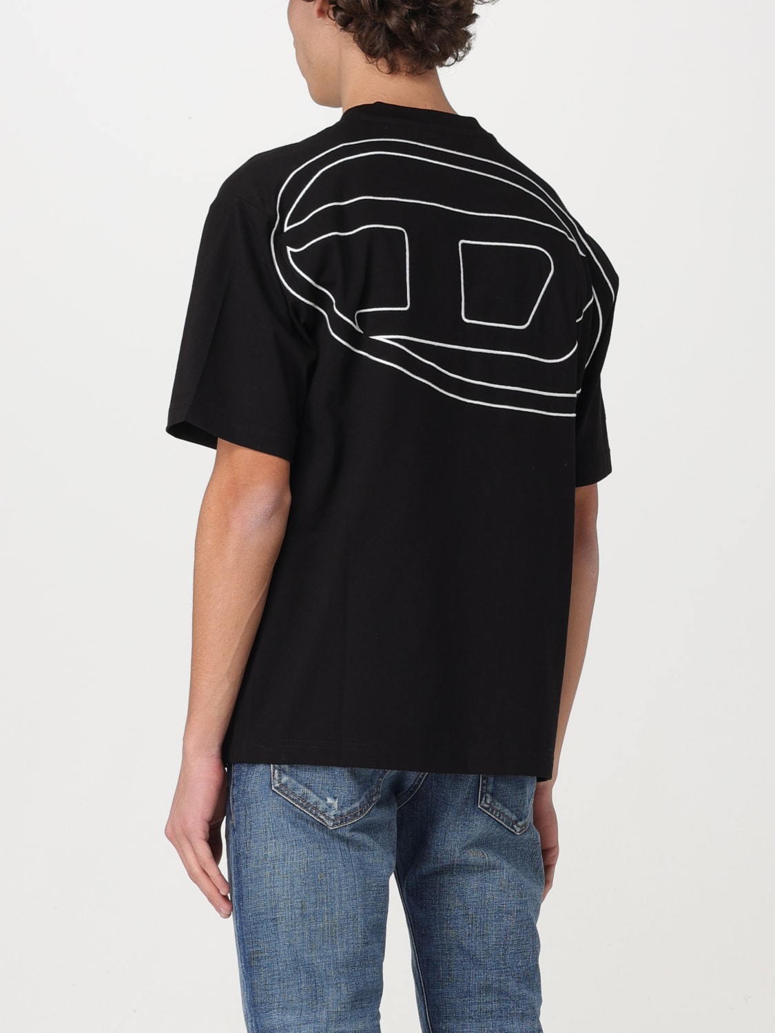 DIESEL｜SHORT-SLEEVED ROUND NECK T-SHIRTS (A11302 0HGAM Diesel Basic round neck t-shirt with short sleeves | The
