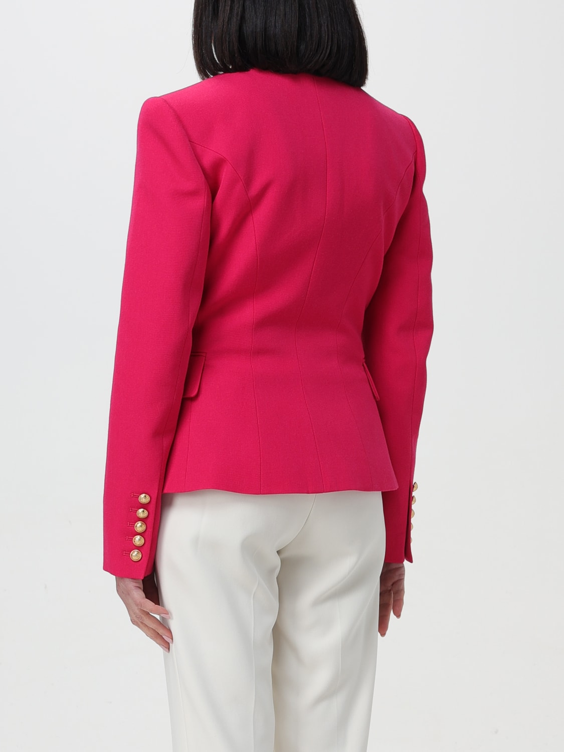 BALMAIN BLAZER: Blazer woman Balmain, Fuchsia - Img 2