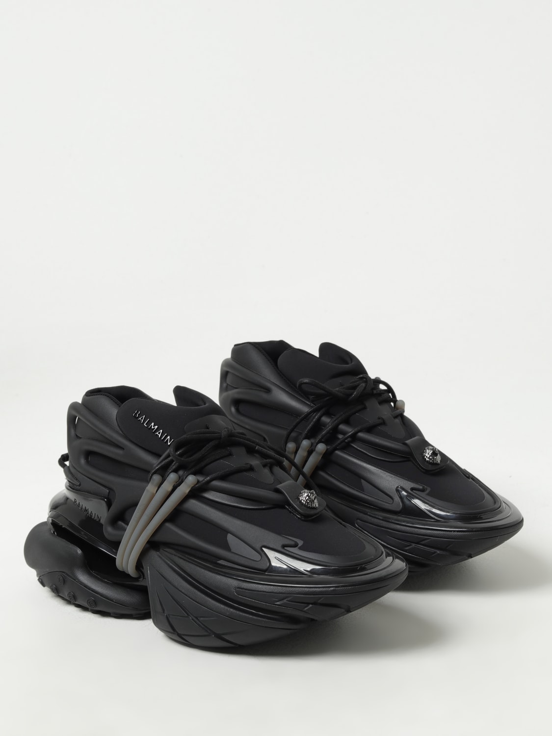 BALMAIN: Sneakers men - Black | Balmain sneakers