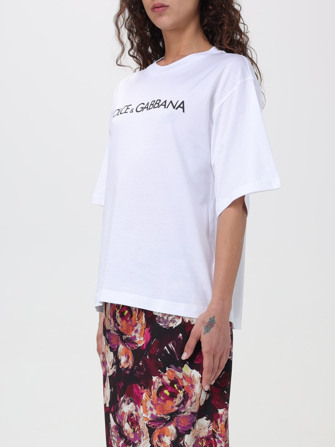 DOLCE & GABBANA: T-shirt woman - White | Dolce & Gabbana t
