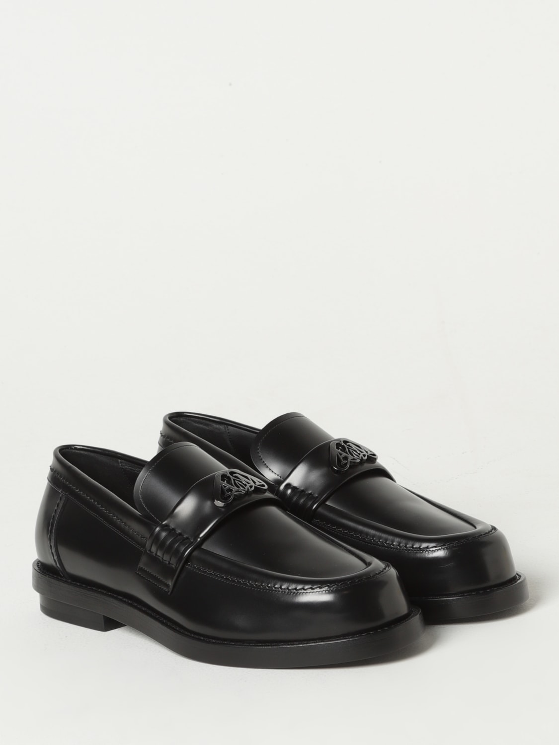 Alexander McQueenアウトレット：ローファー メンズ - ブラック | GIGLIO.COMオンラインのAlexander  McQueen ローファー 777805WIES2