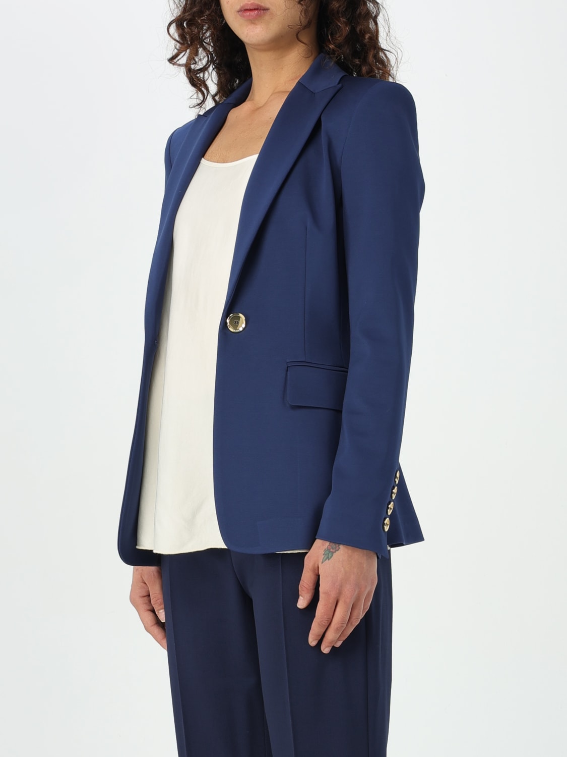 PINKO BLAZER: Blazer woman Pinko, Blue - Img 3