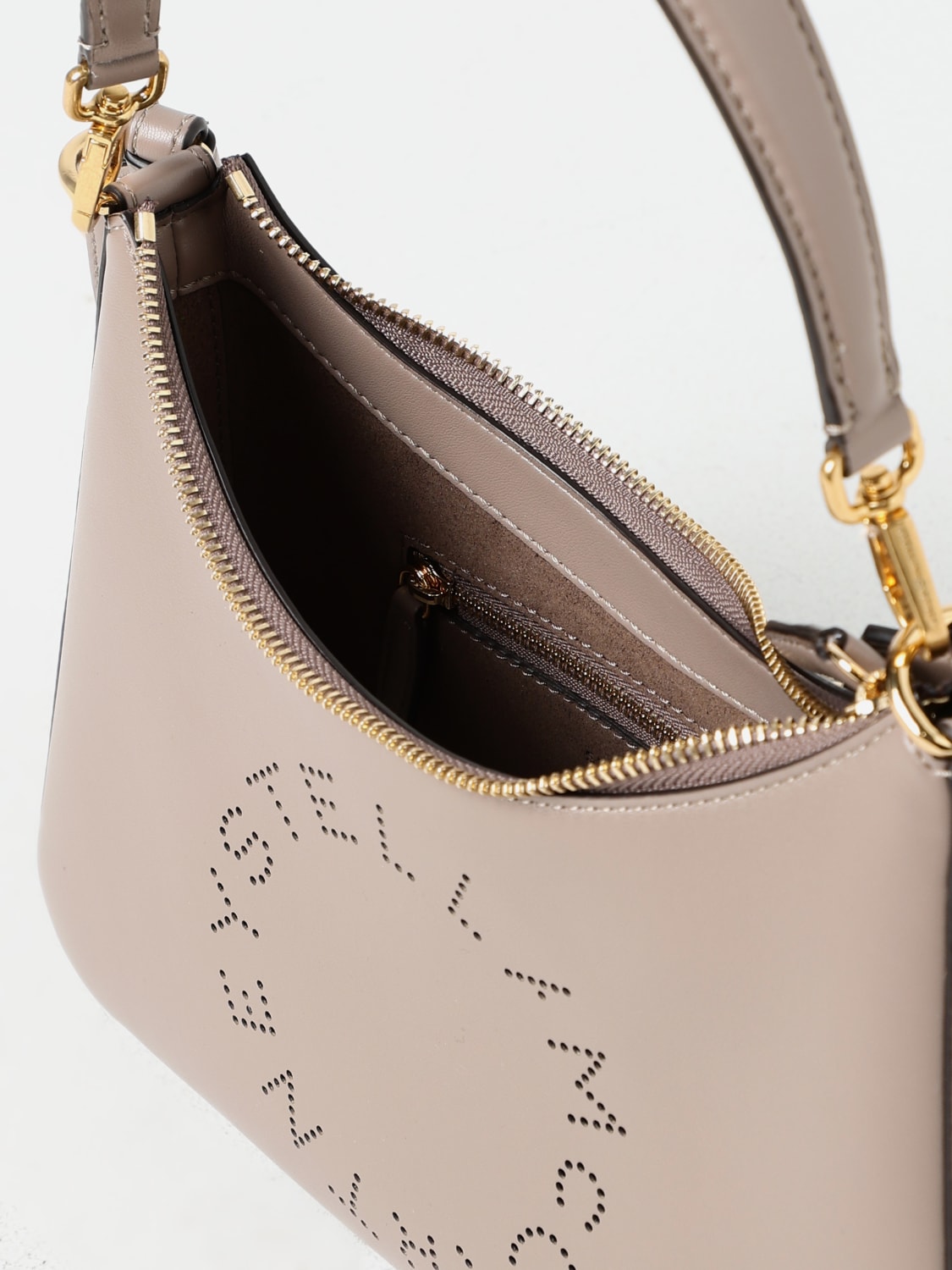 STELLA MCCARTNEY: Shoulder bag woman - Grey | Stella McCartney 