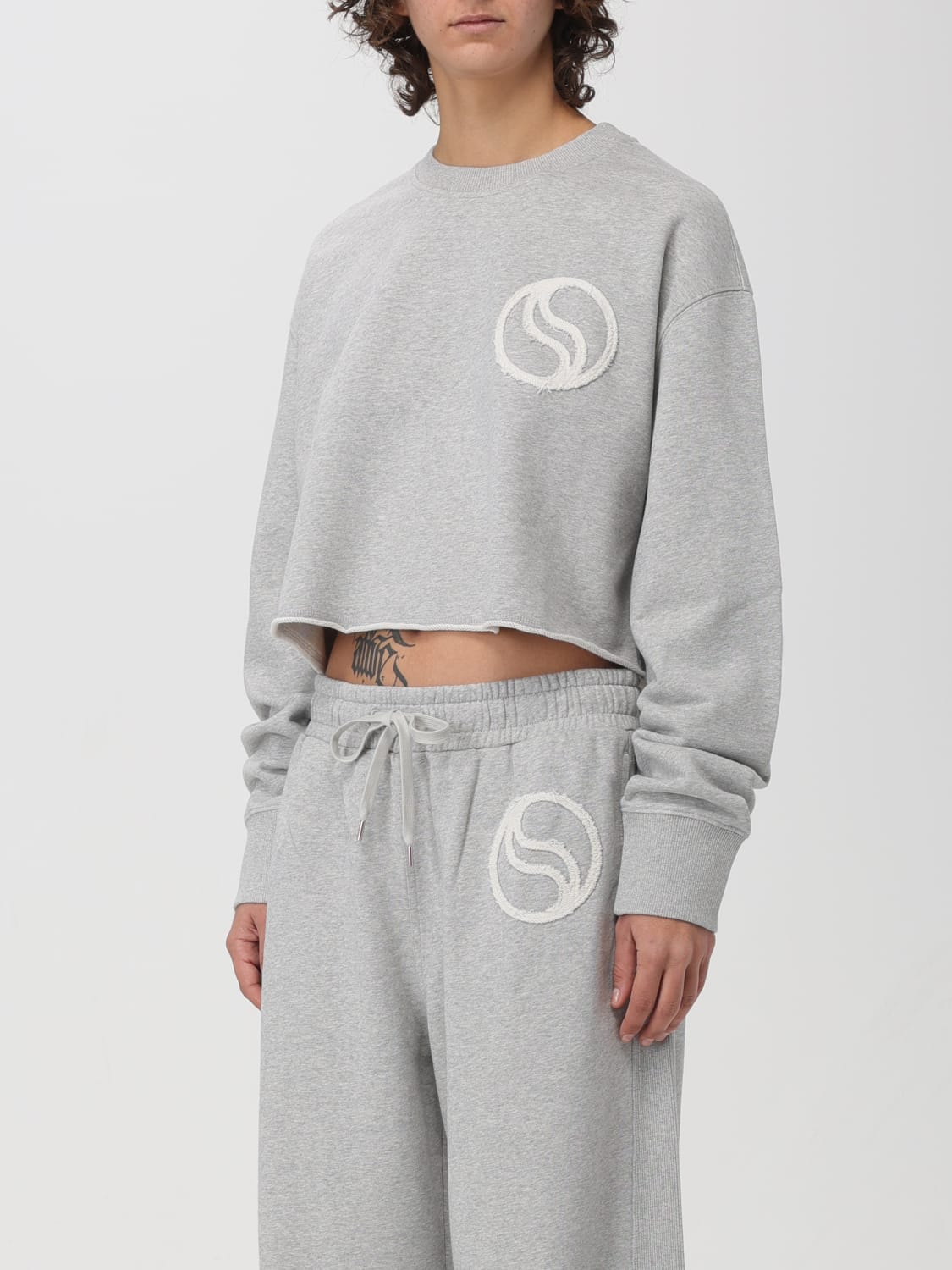 STELLA MCCARTNEY SWEATSHIRT: Sweatshirt damen Stella McCartney, Grau - Img 4