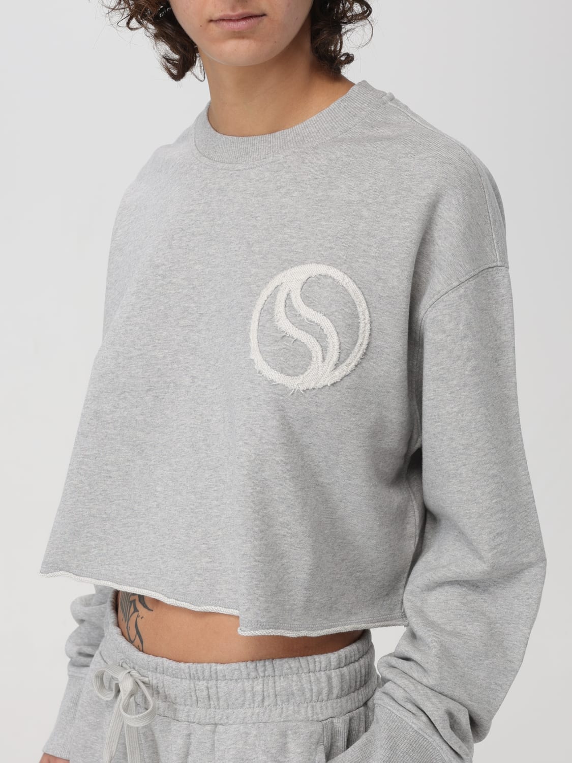 STELLA MCCARTNEY SWEATSHIRT: Sweatshirt damen Stella McCartney, Grau - Img 5