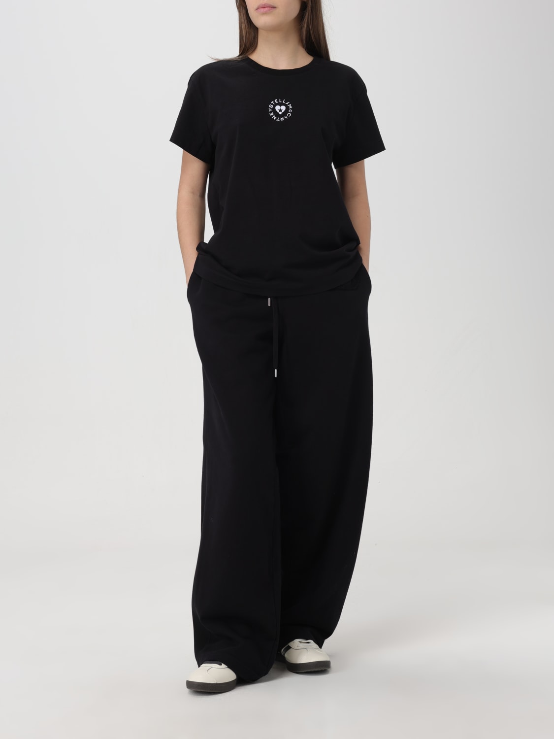 Tシャツ・カットソー STELLA MCCARTNEY Woman T-Shirt Black 6J02733SPY52 1000 STELLA MCCARTNEY: T-shirt woman - Black | Stella McCartney t