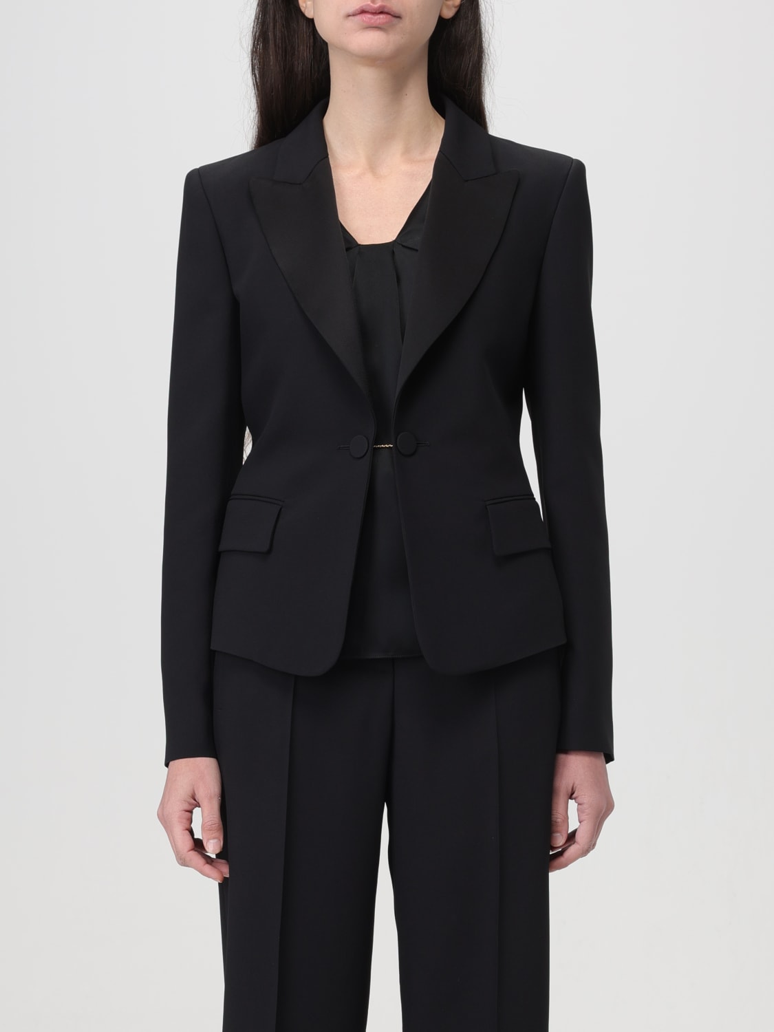 ALBERTA FERRETTI BLAZER: Jacket woman Alberta Ferretti, Black - Img 1