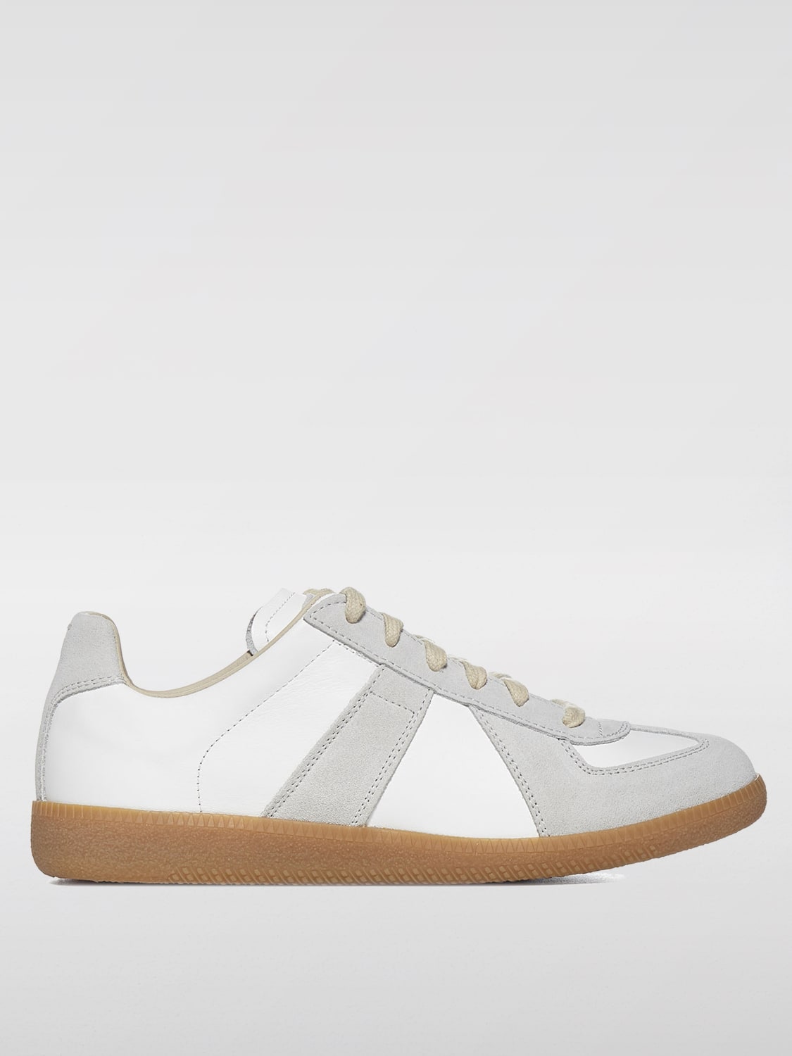 MAISON MARGIELA SNEAKERS: Sneakers Replica Maison Margiela in pelle, Bianco - Img 1