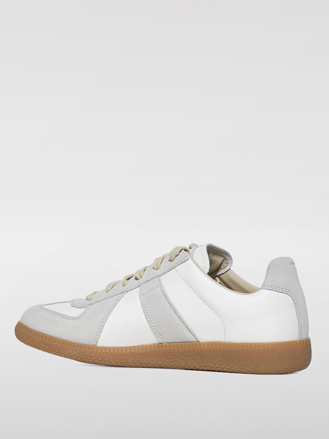 MAISON MARGIELA SNEAKERS: Sneakers Replica Maison Margiela in pelle, Bianco - Img 3