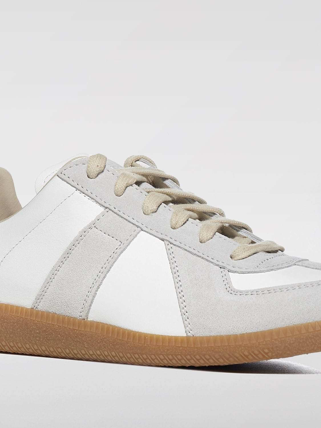 MAISON MARGIELA SNEAKERS: Sneakers Replica Maison Margiela in pelle, Bianco - Img 4