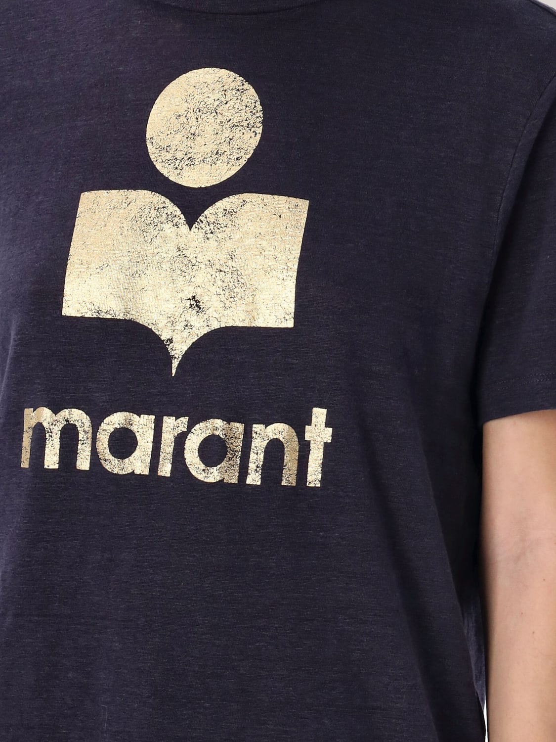 ISABEL MARANT ETOILE T-SHIRT: T-shirt damen Isabel Marant Etoile, Blau 1 - Img 3