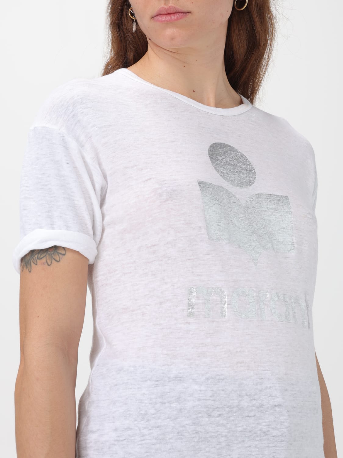 ISABEL MARANT ETOILE T-SHIRT: T-shirt woman Isabel Marant Etoile, White - Img 4