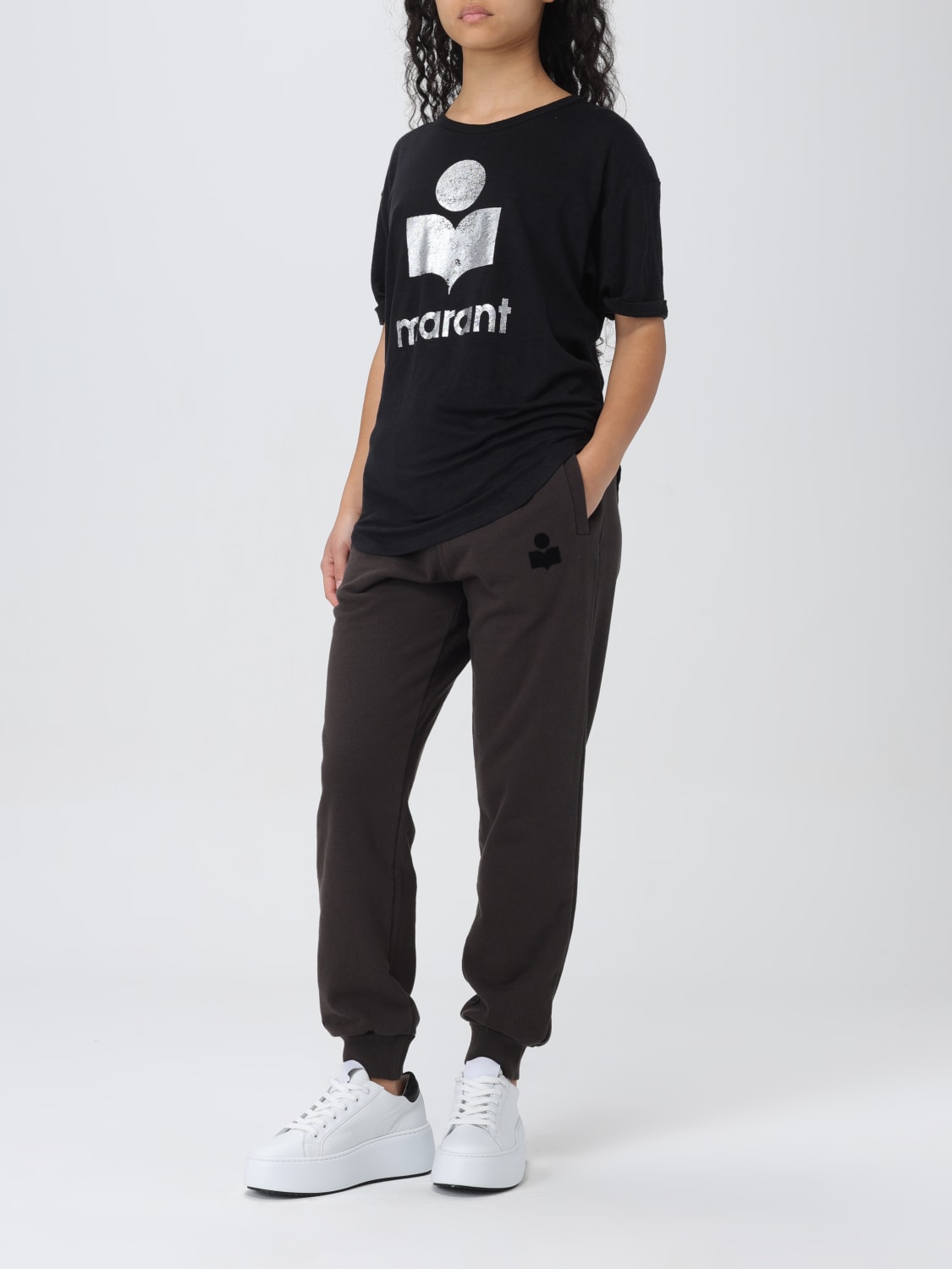 ISABEL MARANT ETOILE T-SHIRT: T-shirt woman Isabel Marant Etoile, Black - Img 2