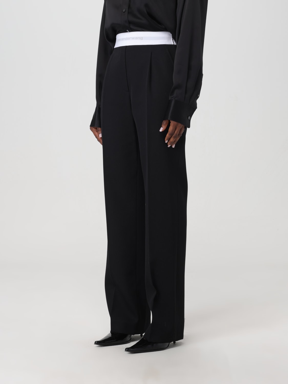 パンツ ALEXANDER WANG Women Straight Pants 1WC3234079 001 6 ALEXANDER WANG: Pants woman - Black | Alexander Wang pants