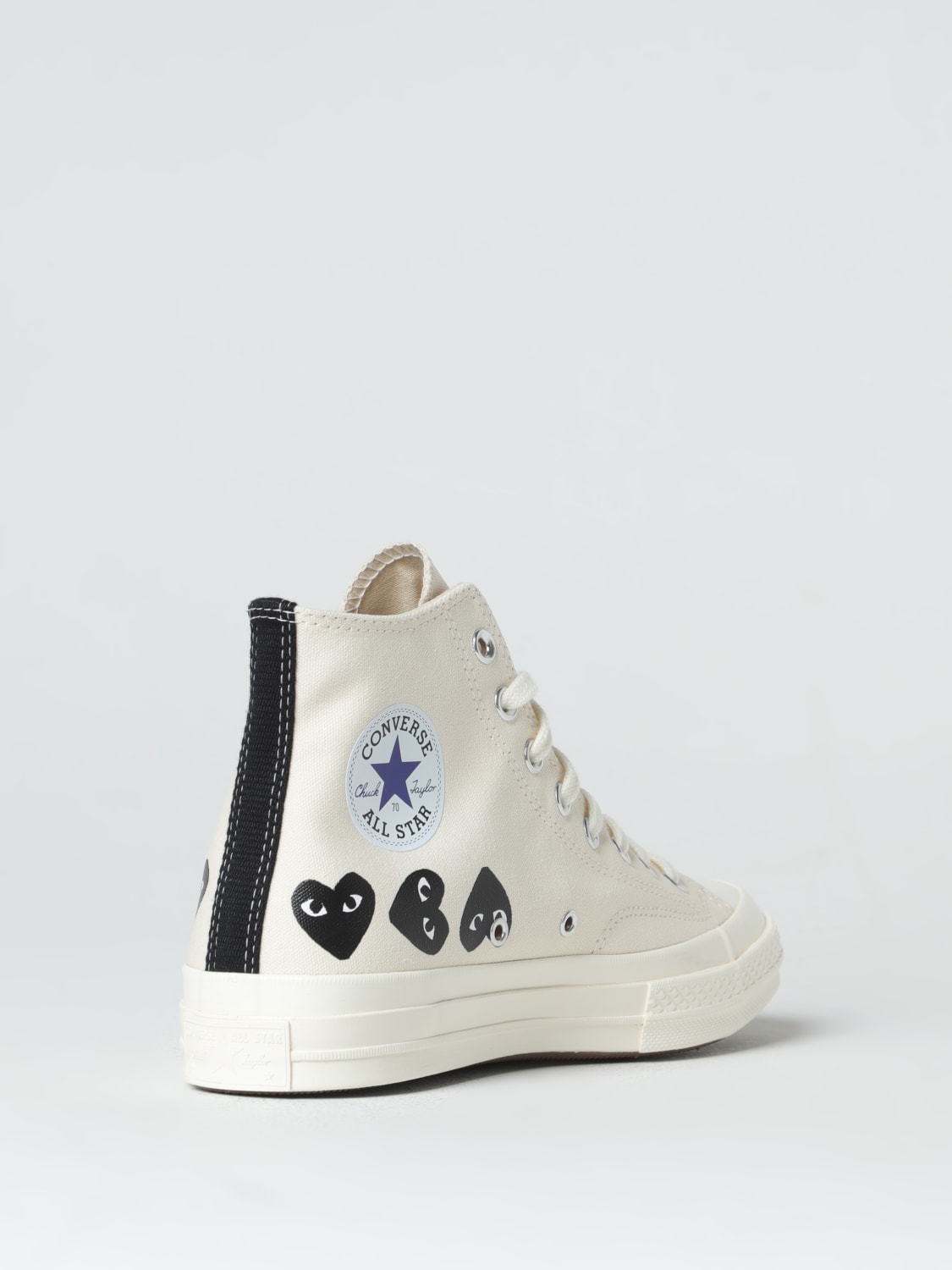 COMME DES GARÇONS PLAY X CONVERSE 运动鞋: 鞋 男士 Comme Des GarÇons Play X Converse, 白色 - Img 3