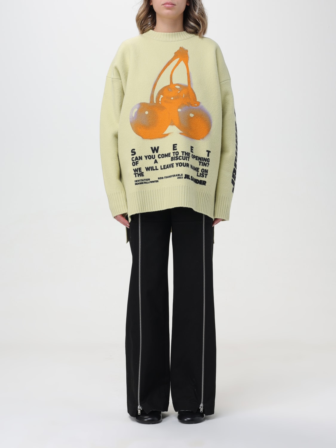 JIL SANDER SWEATER: Sweater woman Jil Sander, Lemon - Img 1