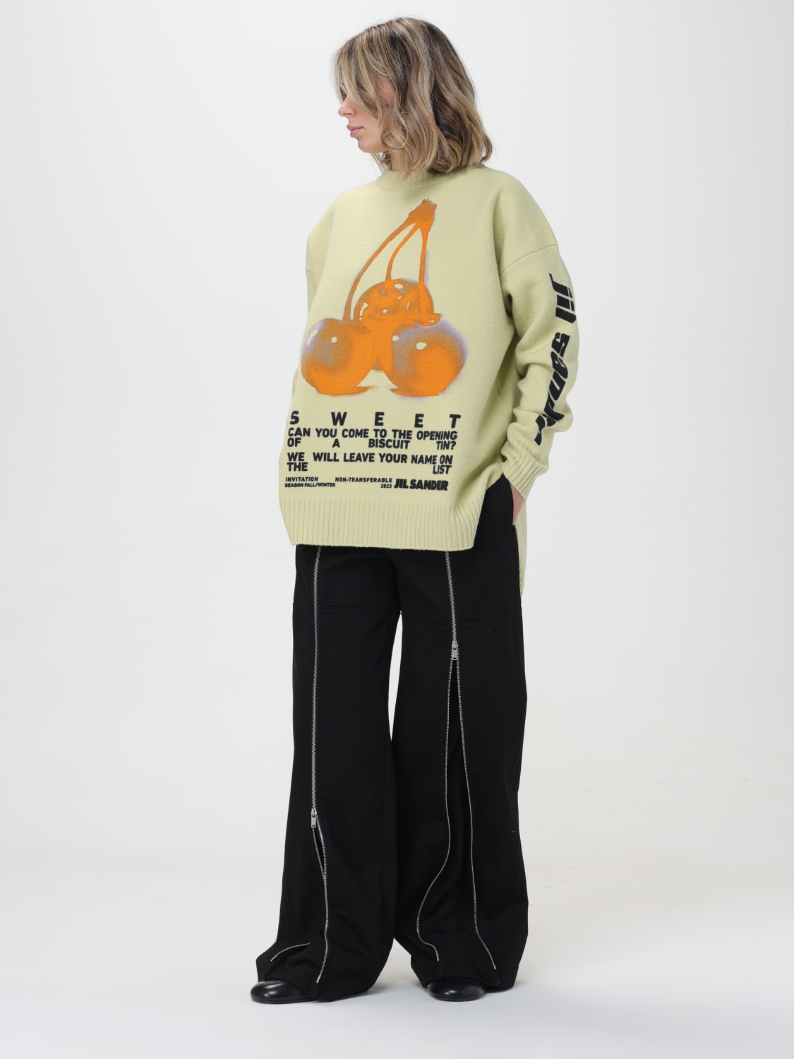 JIL SANDER SWEATER: Sweater woman Jil Sander, Lemon - Img 2