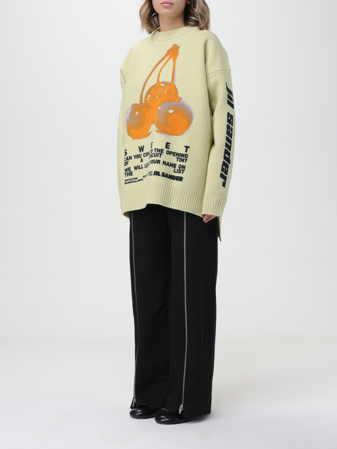 JIL SANDER SWEATER: Sweater woman Jil Sander, Lemon - Img 4