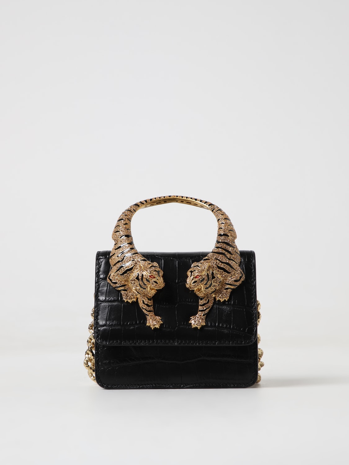 ROBERTO CAVALLI: Handbag woman - Black | Roberto Cavalli mini bag 