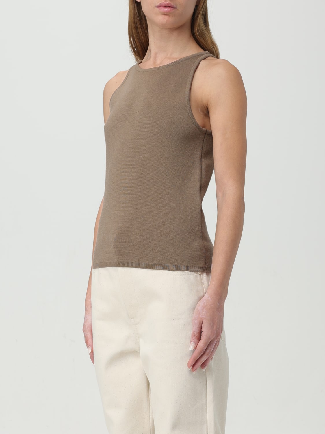 MAX MARA TOP: Top woman Max Mara, Brown - Img 4