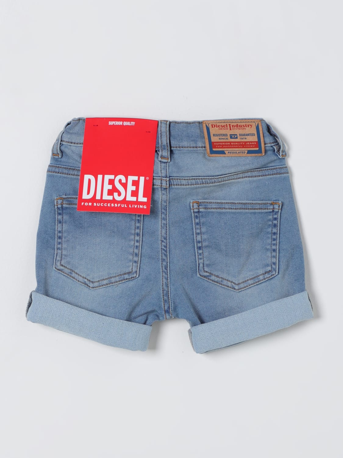 DIESEL PANTALONCINI: Pantaloncino di jeans Diesel, Denim - Img 2