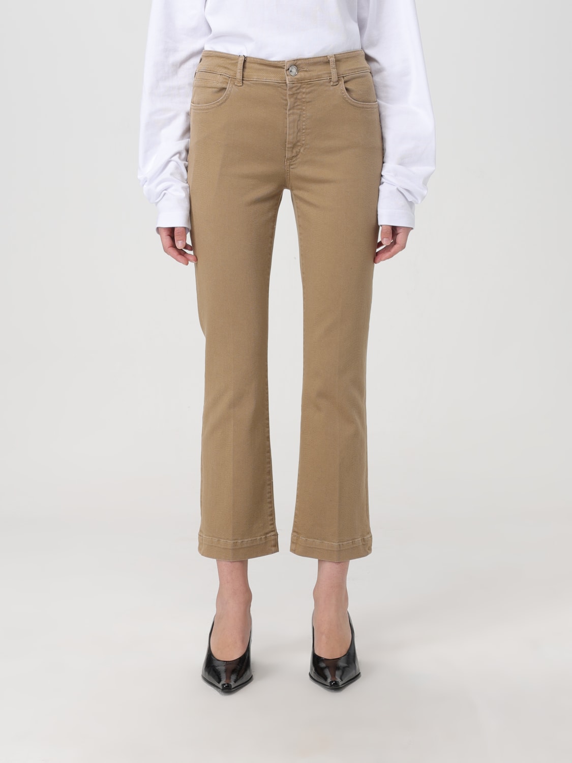 パンツ SPORTMAX Woman Pants Beige 2412131011600 013 Sportmax Outlet: Pants woman - Beige | Sportmax jeans