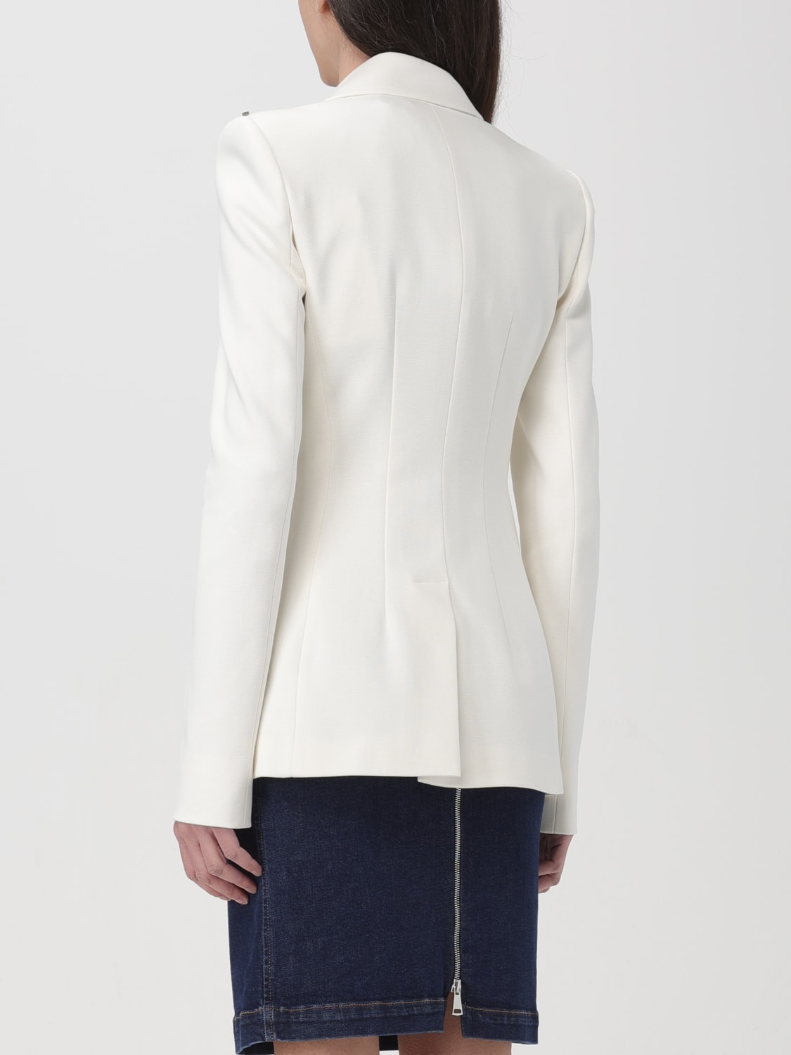 アウターその他 SPORTMAX Woman Blazer White 2412911041600 001 Sportmax Outlet: Jacket woman - White | Sportmax blazer