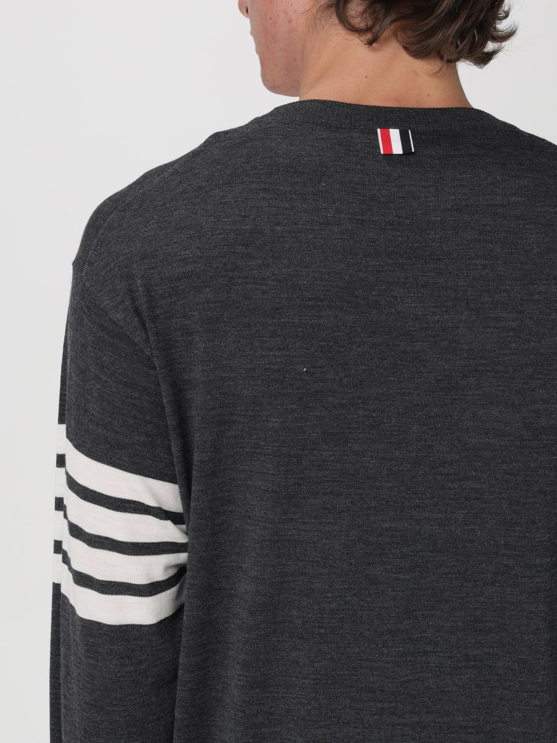 THOM BROWNE PULLOVER: Pullover herren Thom Browne, Grau 1 - Img 5