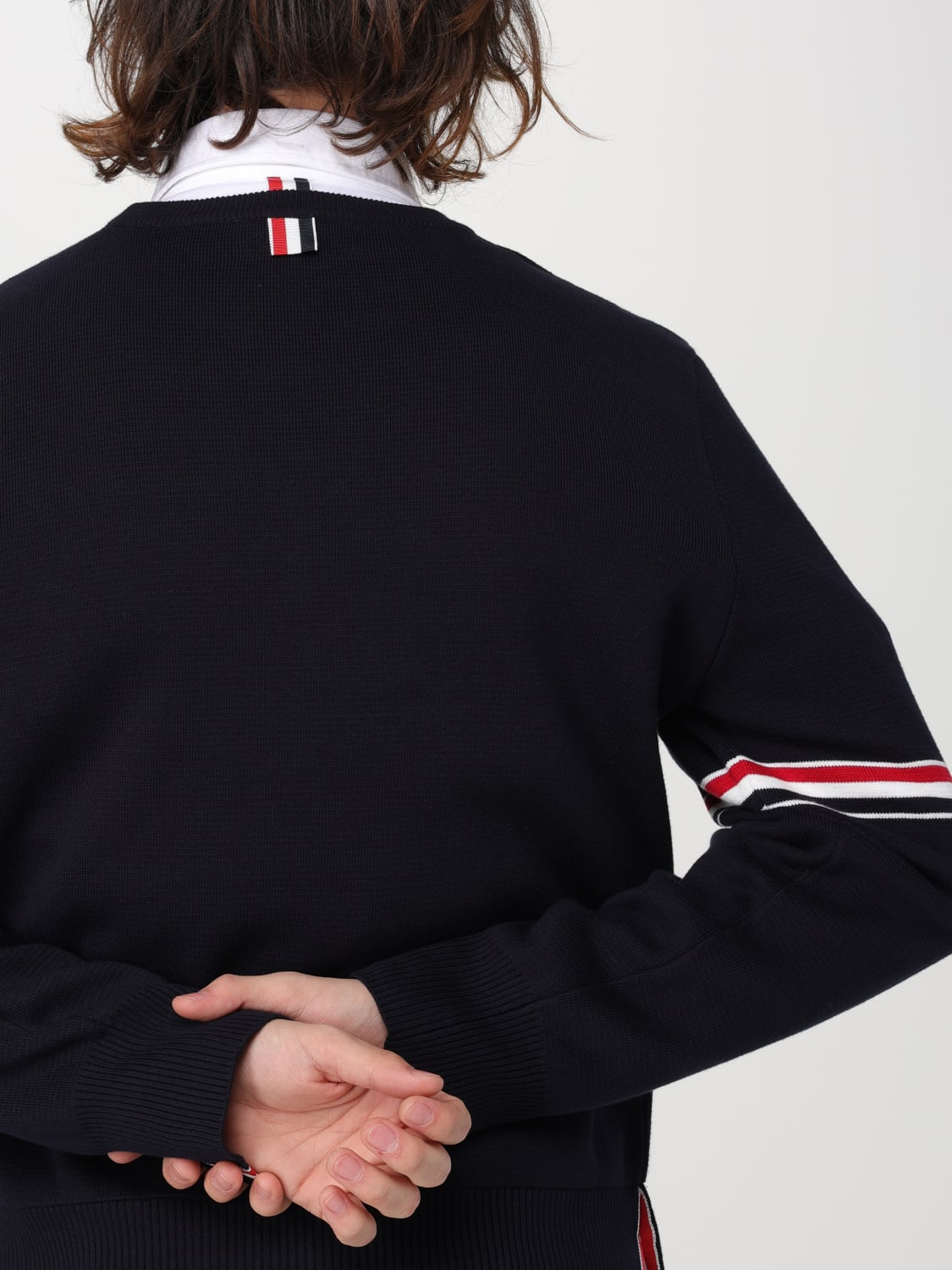 THOM BROWNE PULLOVER: Pullover herren Thom Browne, Blau - Img 5