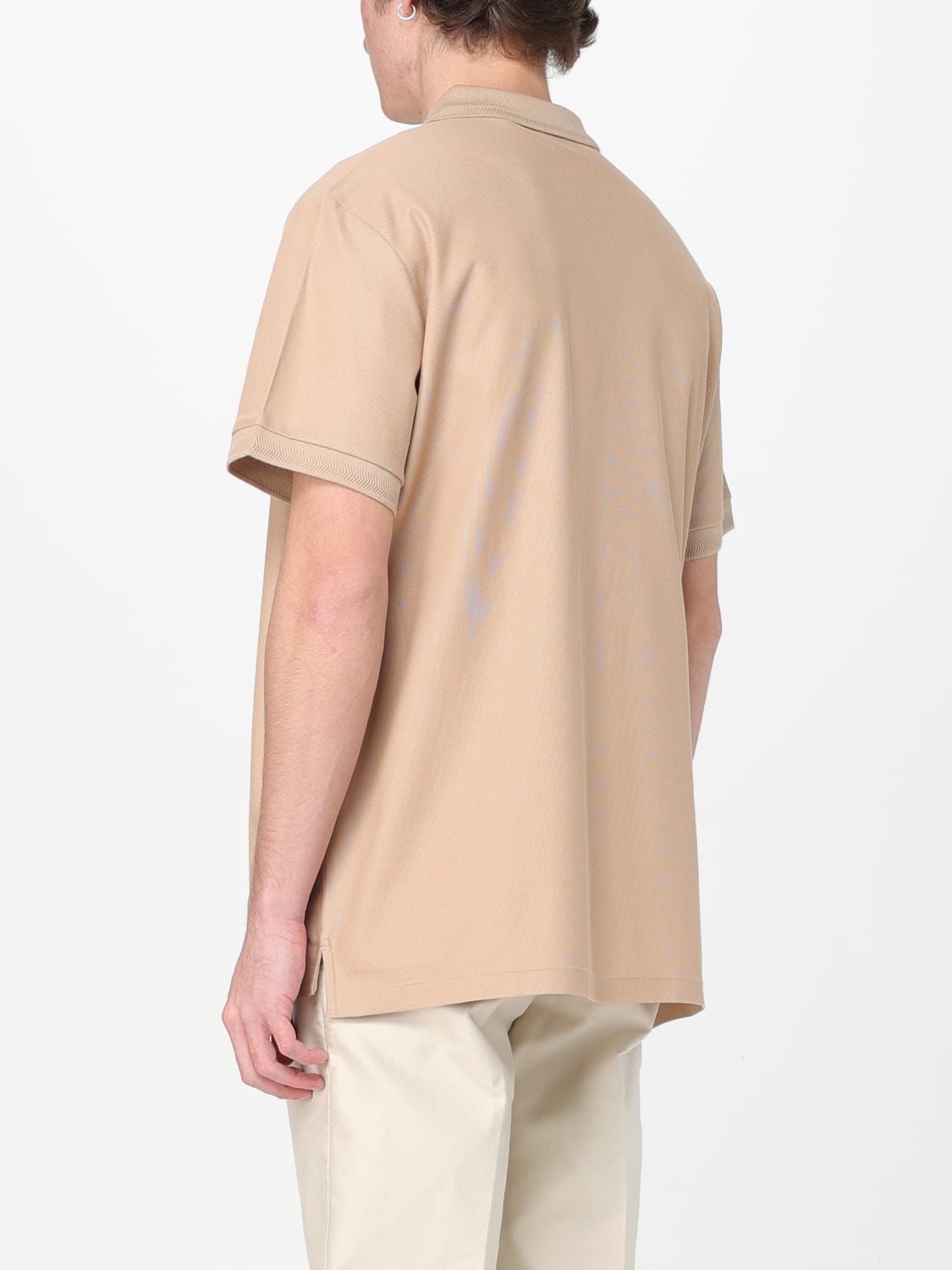 BURBERRY POLO SHIRT: T-shirt men Burberry, Brown - Img 3