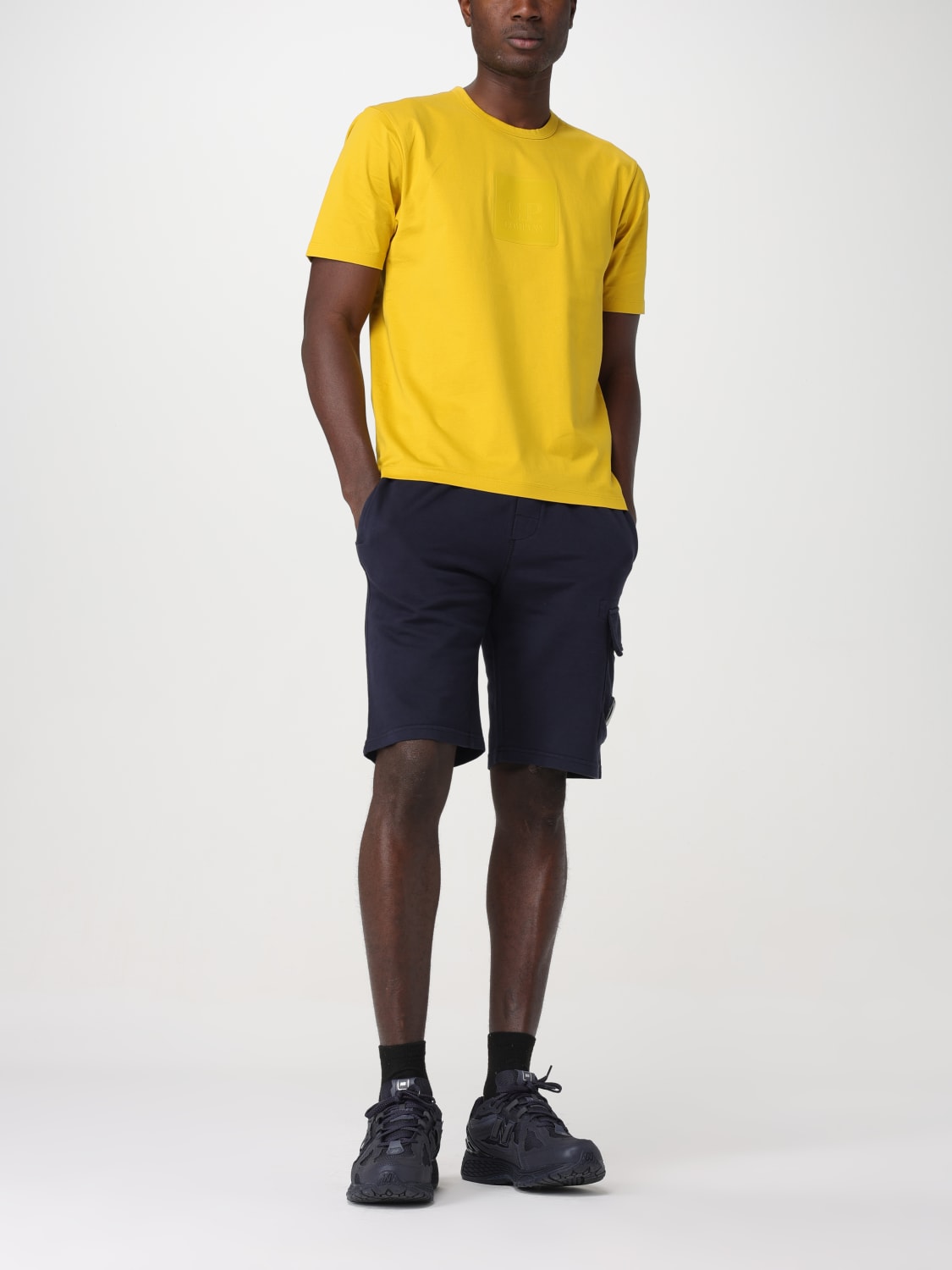 C.P. COMPANY POLO SHIRT: C.P. Company basic cotton polo shirt, Yellow - Img 2