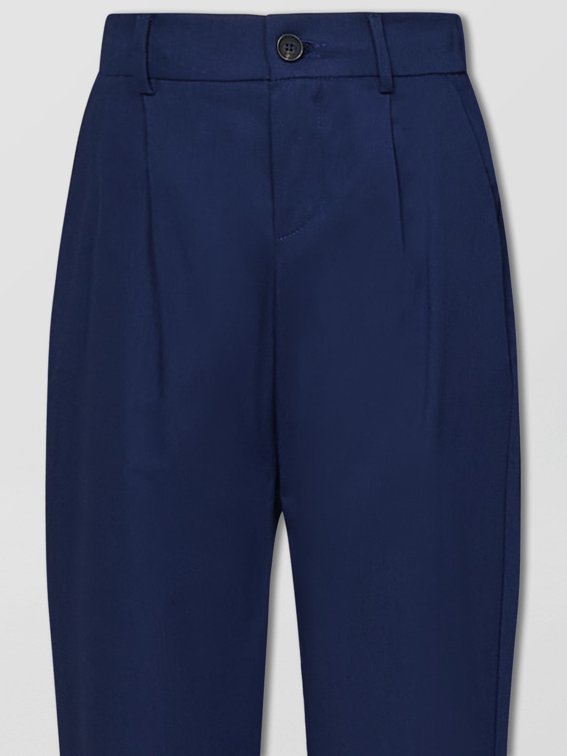 FENDI PANTALONI: Pantalone chino Fendi Kids in gabardine , Blue - Img 3