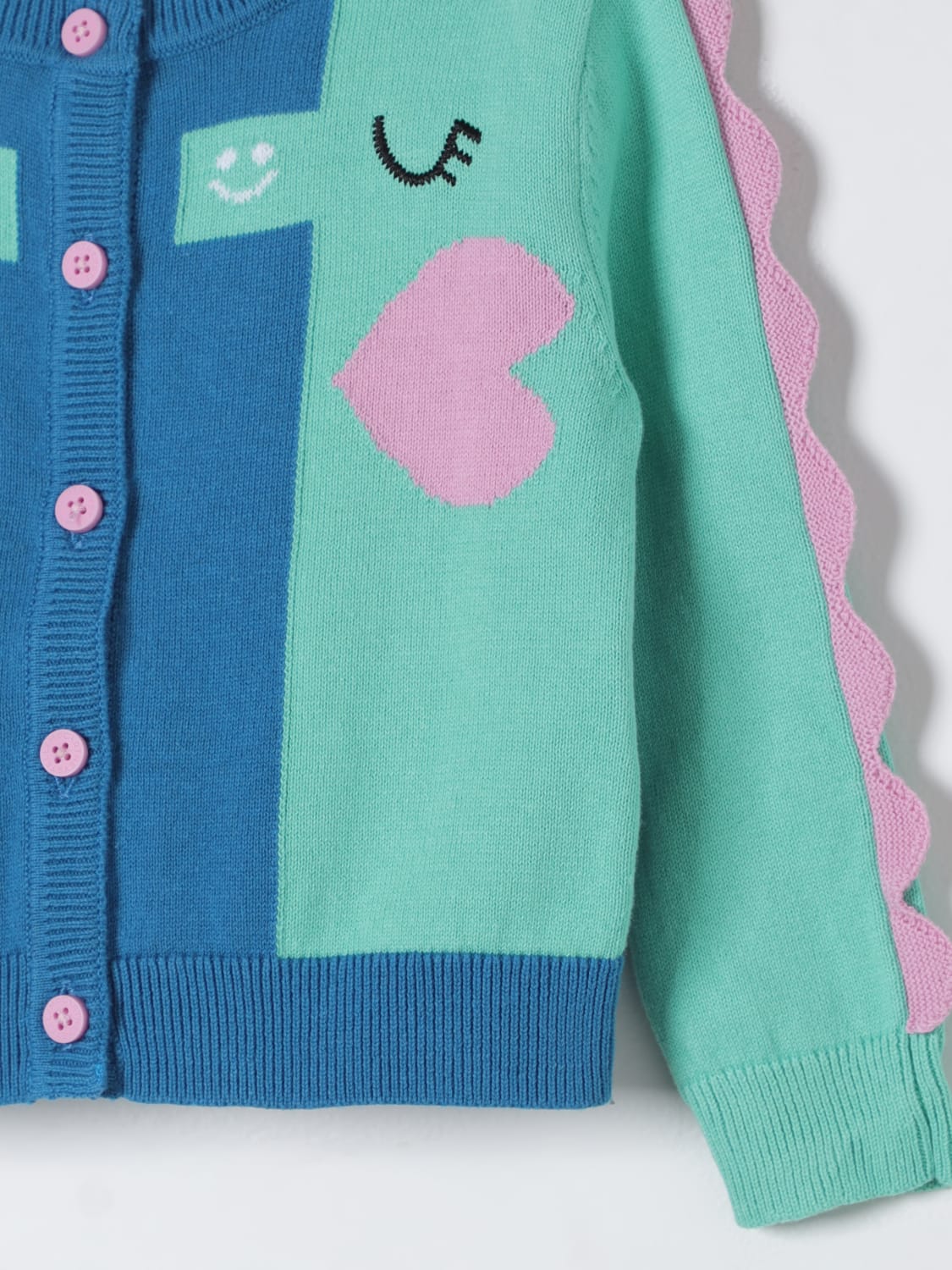 STELLA MCCARTNEY KIDS SWEATER: Sweater kids Stella McCartney Kids, Gnawed Blue - Img 3