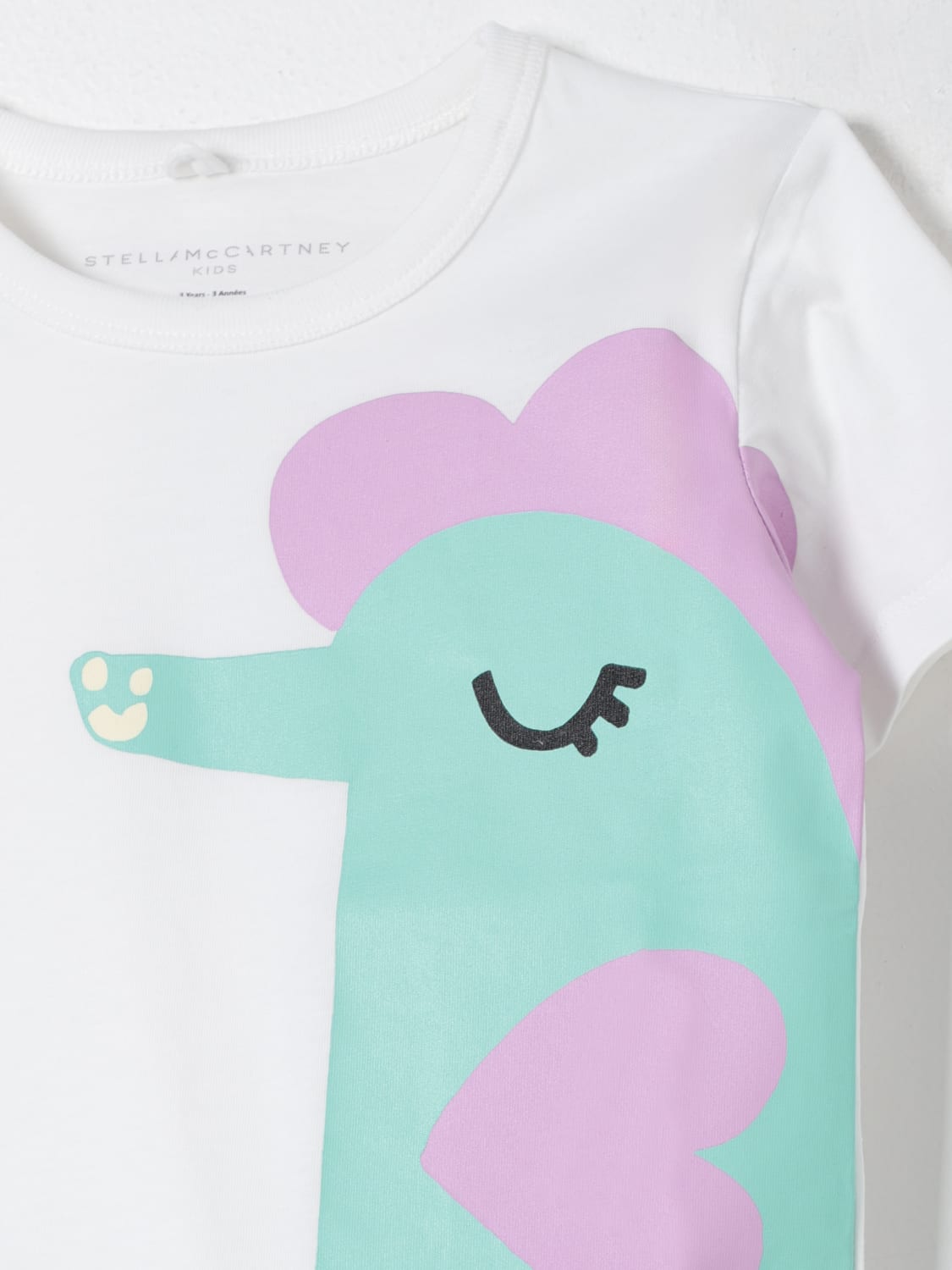 STELLA MCCARTNEY KIDS T-SHIRT: T-shirt kinder Stella McCartney Kids, Weiß - Img 3