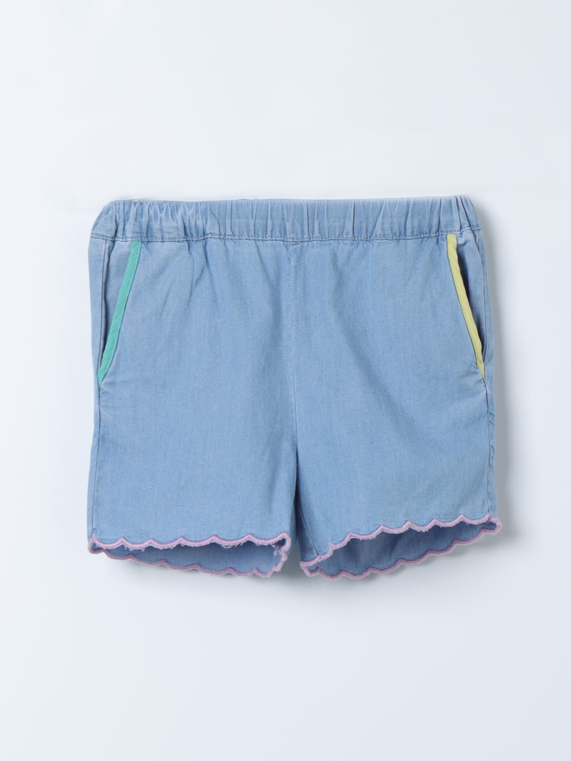 STELLA MCCARTNEY KIDS SHORTS: Pants kids Stella McCartney Kids, Blue - Img 1