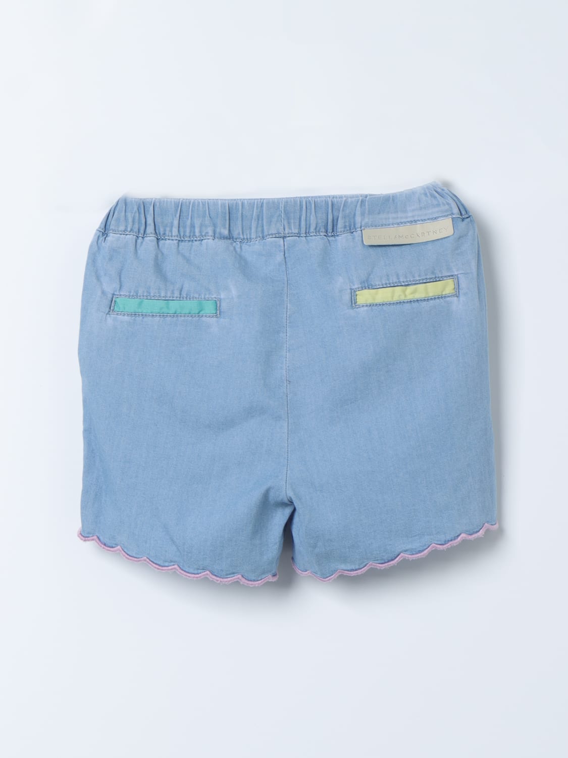 STELLA MCCARTNEY KIDS SHORTS: Pants kids Stella McCartney Kids, Blue - Img 2