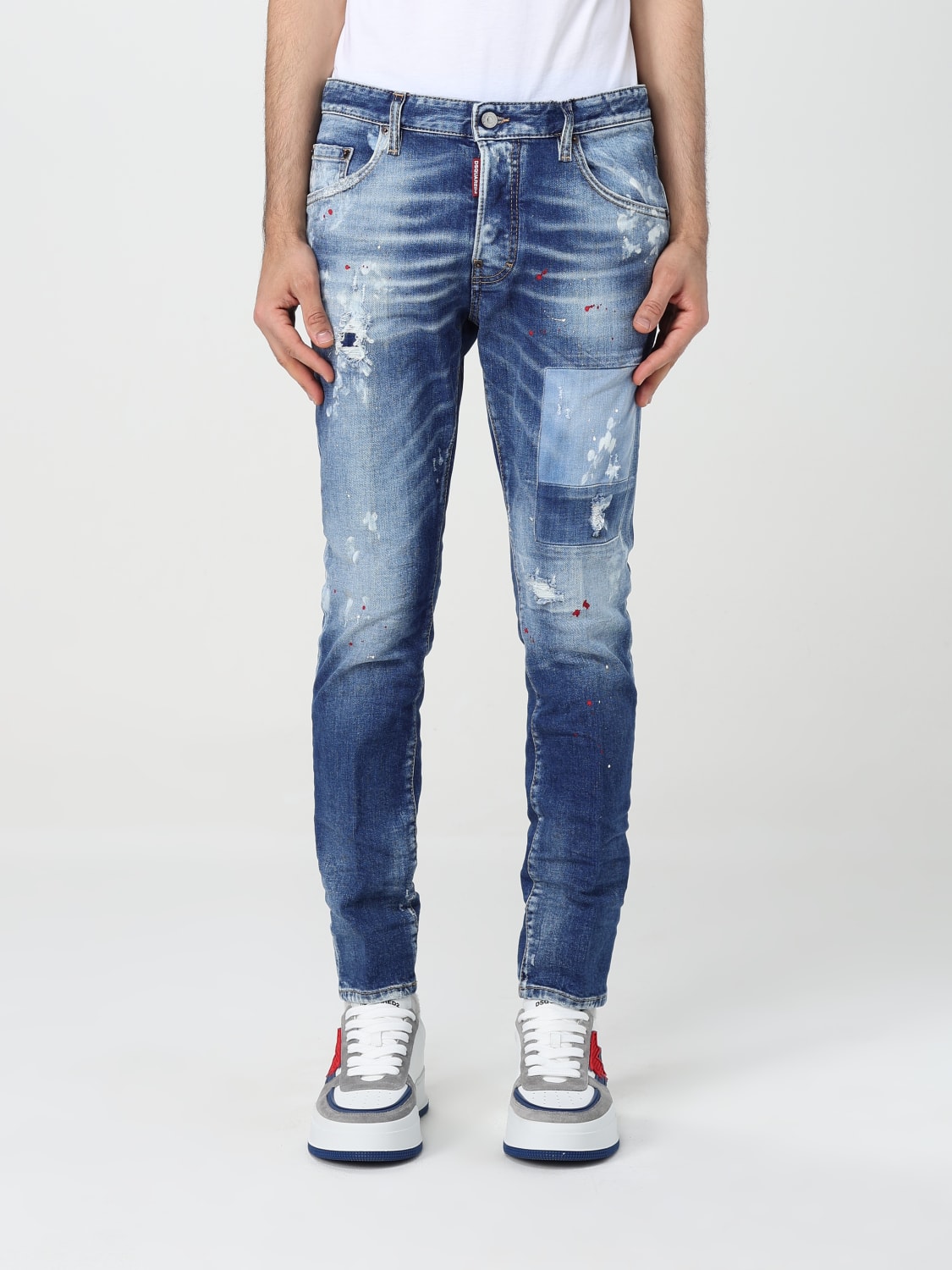 DSQUARED2: Jeans men - Blue | Dsquared2 jeans
