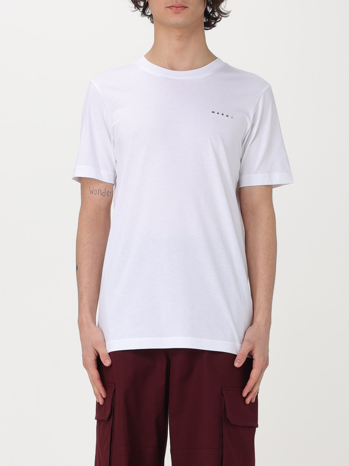 MARNI T-SHIRT: T-shirt herren Marni, Weiß - Img 1