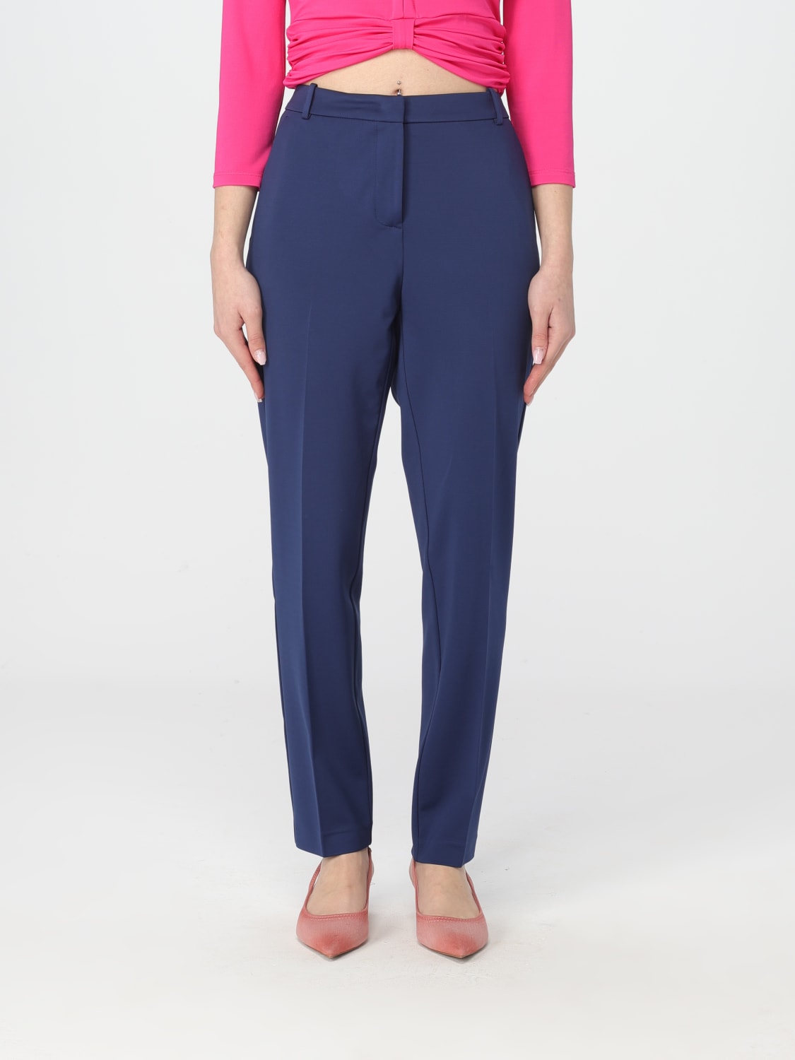 パンツ PINKO Woman Pants Blue 100155A1L4 G57 PINKO: Pants woman - Blue | Pinko pants 100155A1L4 online at