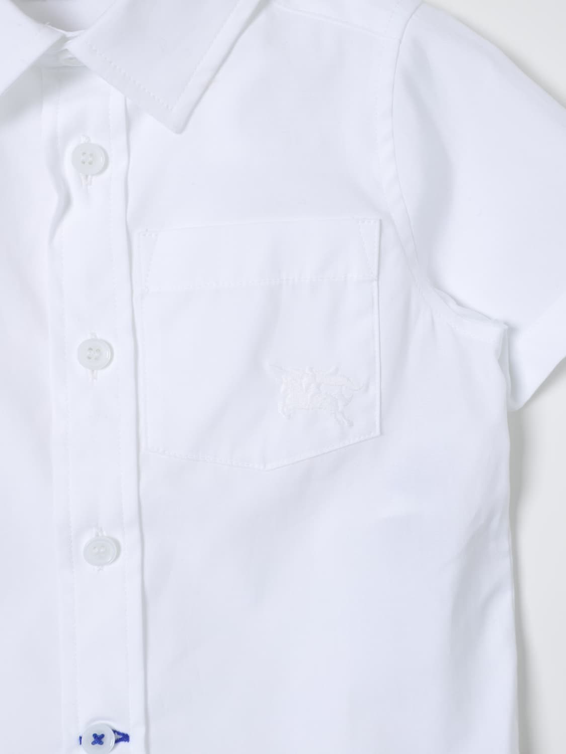 BURBERRY CAMISA: Camisa niños Burberry Kids, Blanco - Img 3