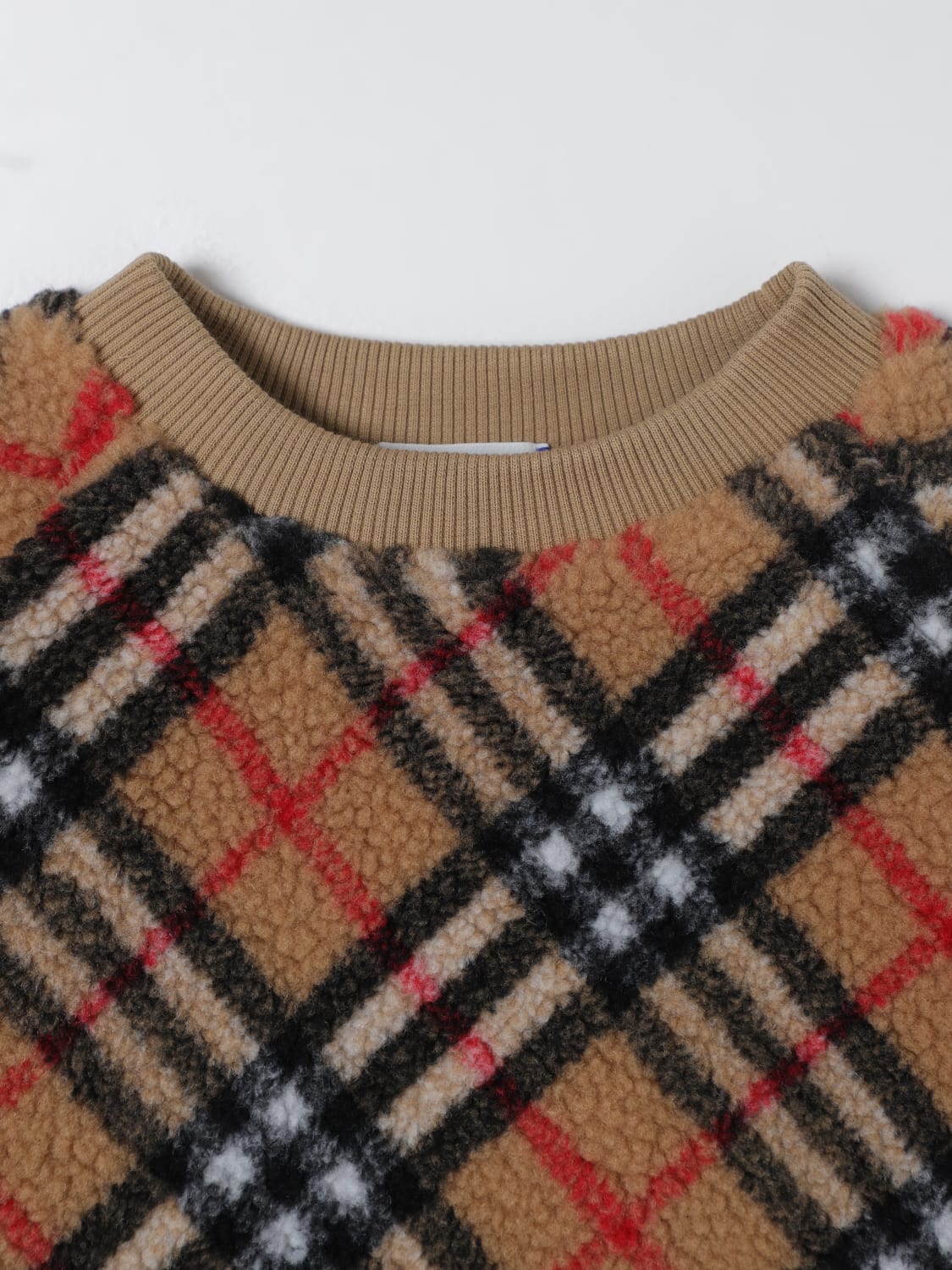 BURBERRY SWEATER: Sweater kids Burberry Kids, Beige - Img 3