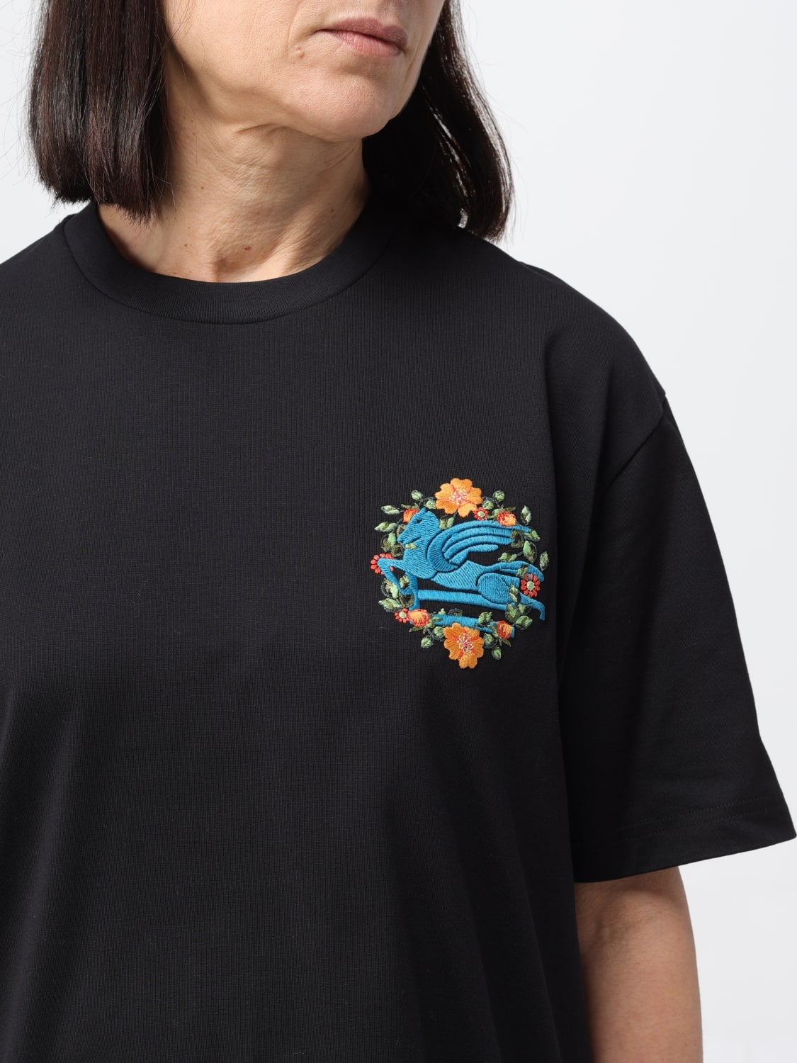 ETRO T-SHIRT: T-shirt woman Etro, Black - Img 5