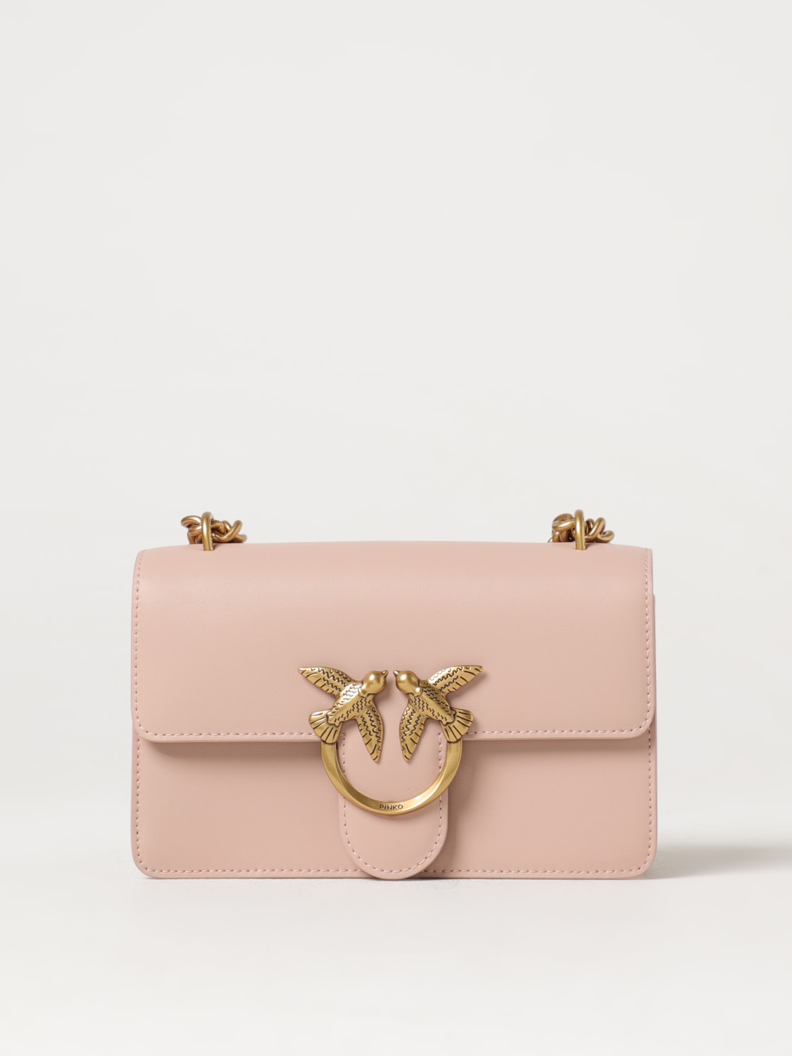 PINKO MINI BAG: Shoulder bag woman Pinko, Blush Pink - Img 1