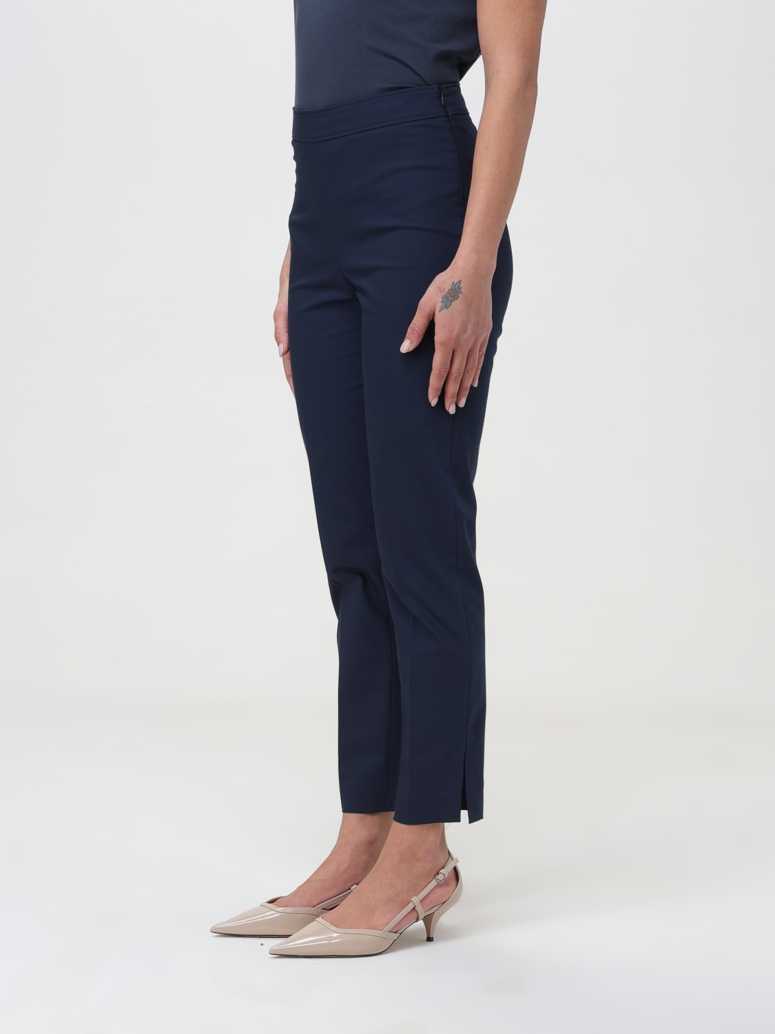 BRUNELLO CUCINELLI PANTALON: Pantalon femme Brunello Cucinelli, Bleu - Img 4